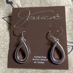 NWT Jessica nickel-free fish hook earrings
